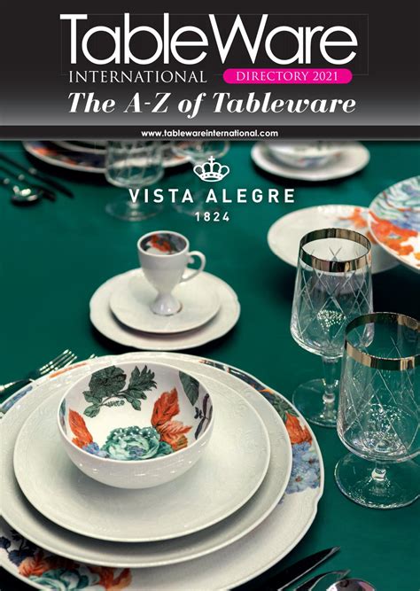 international tableware catalogue.